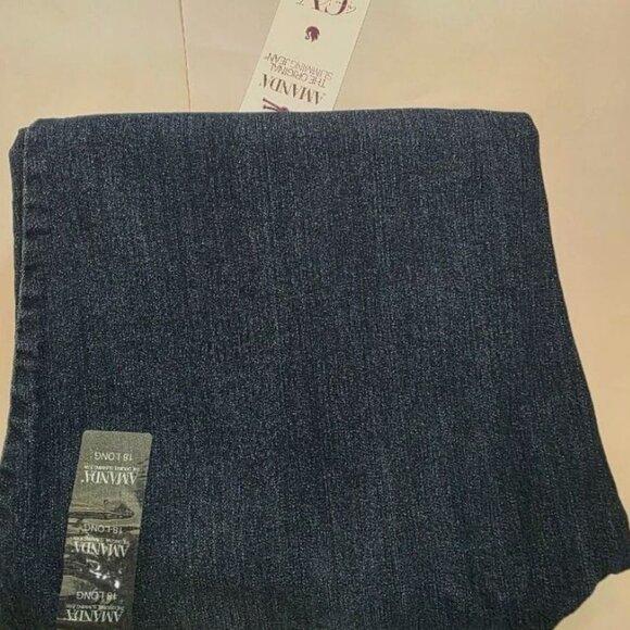 Women's Gloria Vanderbilt Amanda Classic Jeans Color: Madison Size: 18 T/L - Picture 3 of 5